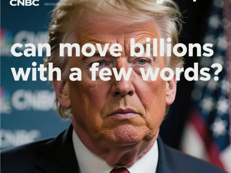 Trump Tariff Announcement Wipes Billions from Tech Stocks as AI Rally Stalls