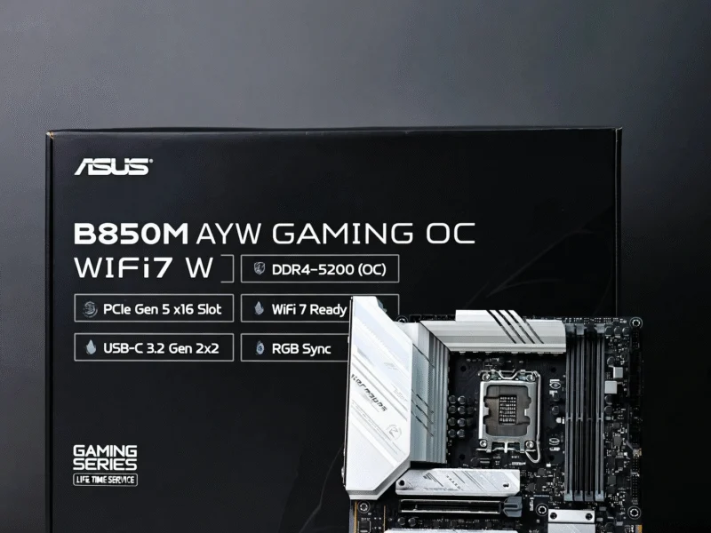 ** ASUS B850M AYW Gaming OC WiFi7 W Launches with Full Ryzen Zen 6 Support