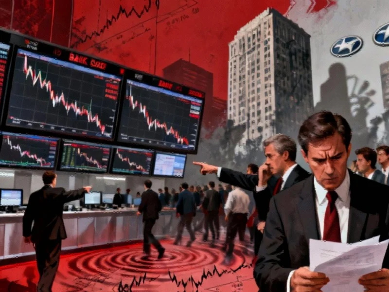 Global Banking Shares Tumble Amid Renewed U.S. Credit Quality Concerns